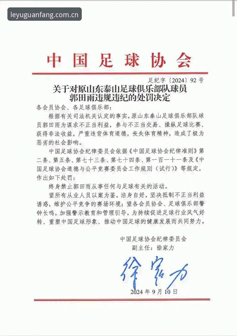 乐鱼体育流畅使用指南 从足协禁足名单看中国足球治理:掌握行业规范与观赛体验的关键知识